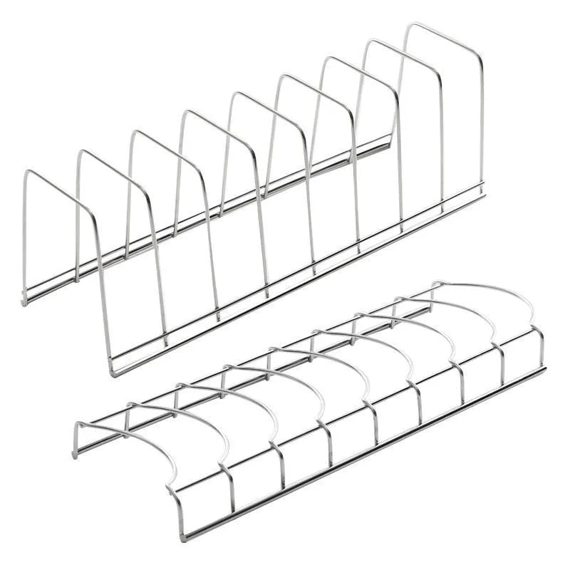 Kitchen Bowl Dish Organizer Stainless Steel