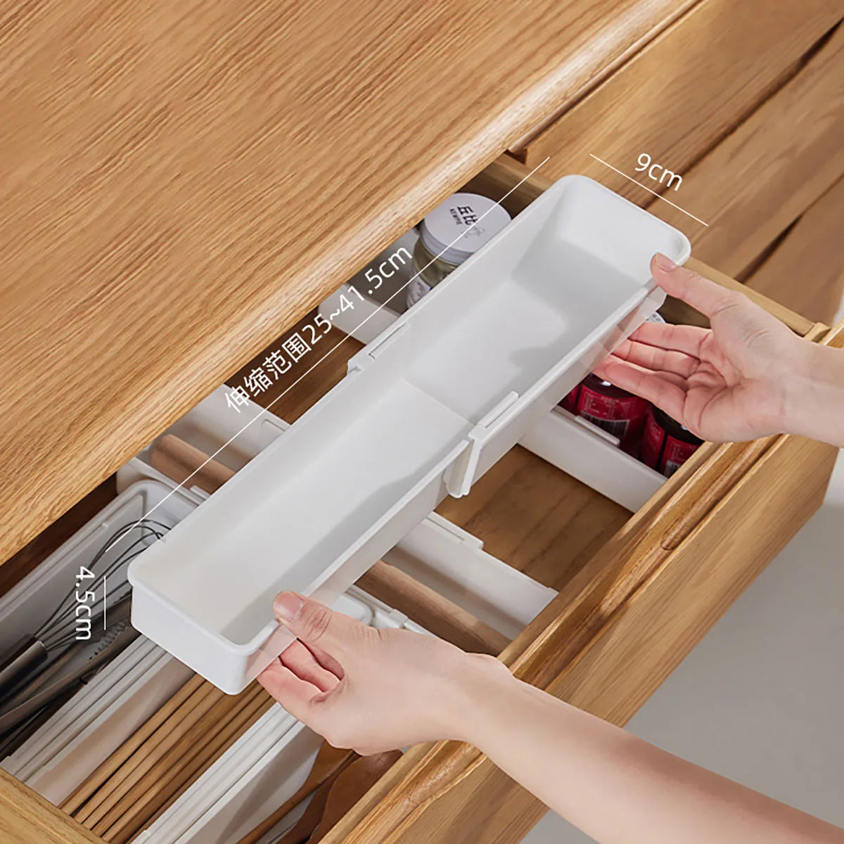 Organizer Expandable / Utensil Tray For Kitchen or clothes