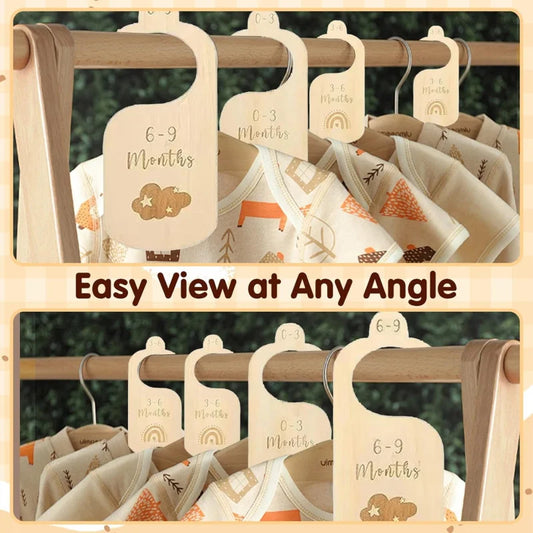 7PCS/SET Baby Closet Dividers // Baby Clothes Organizer