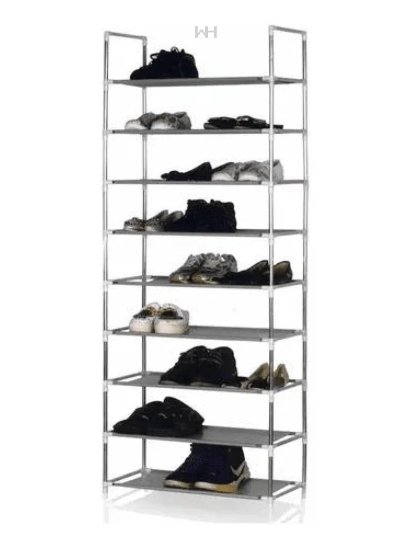 9 tier shoe rack, room organization, space saving