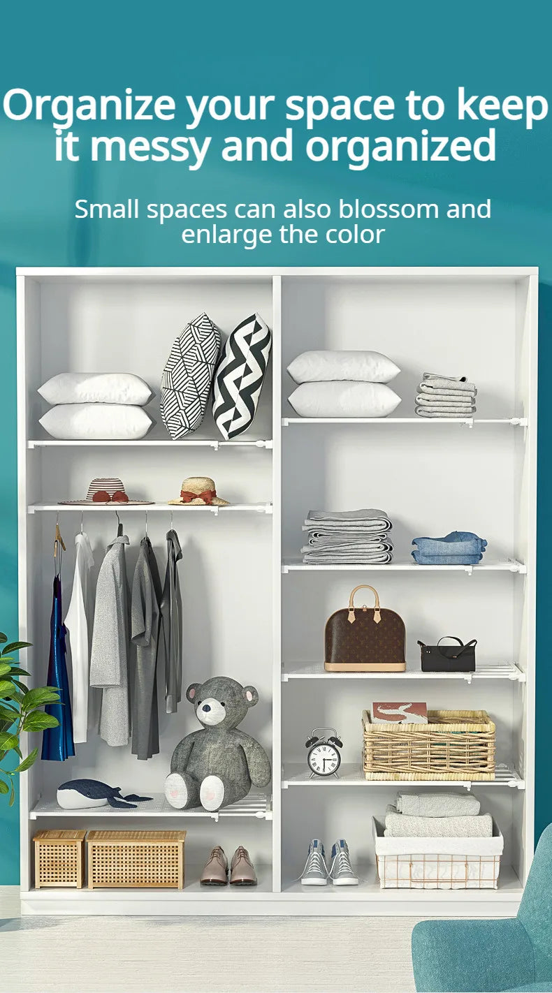 Adjustable Closet Organizer Extendable