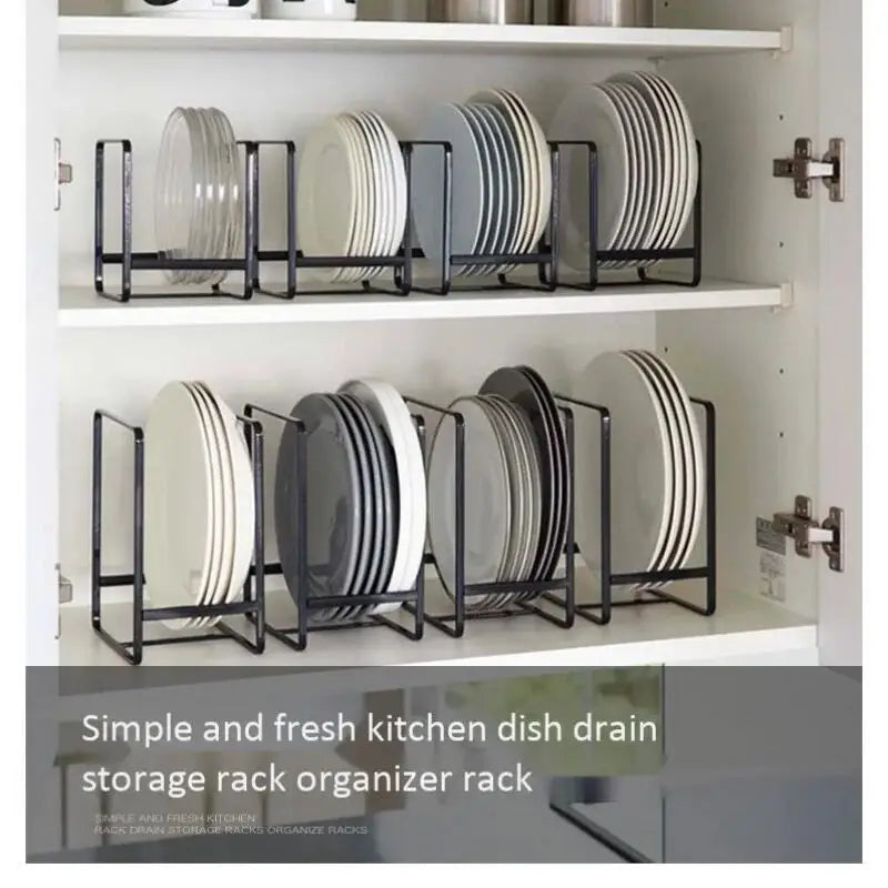 Kitchen cabinet storage countertop, dish rack