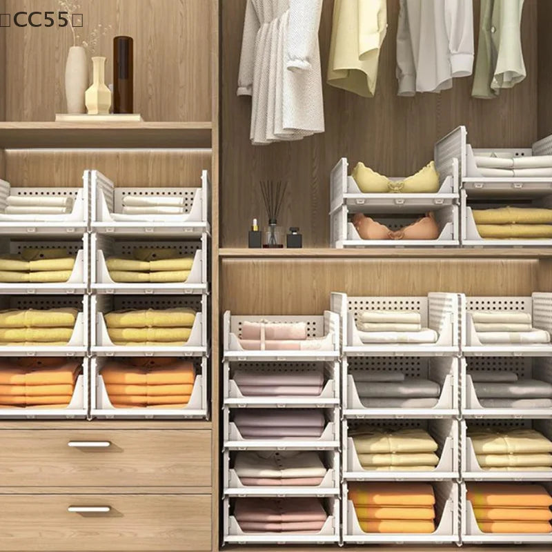 Clothes Storage Drawer High-capacity Foldable Plastic