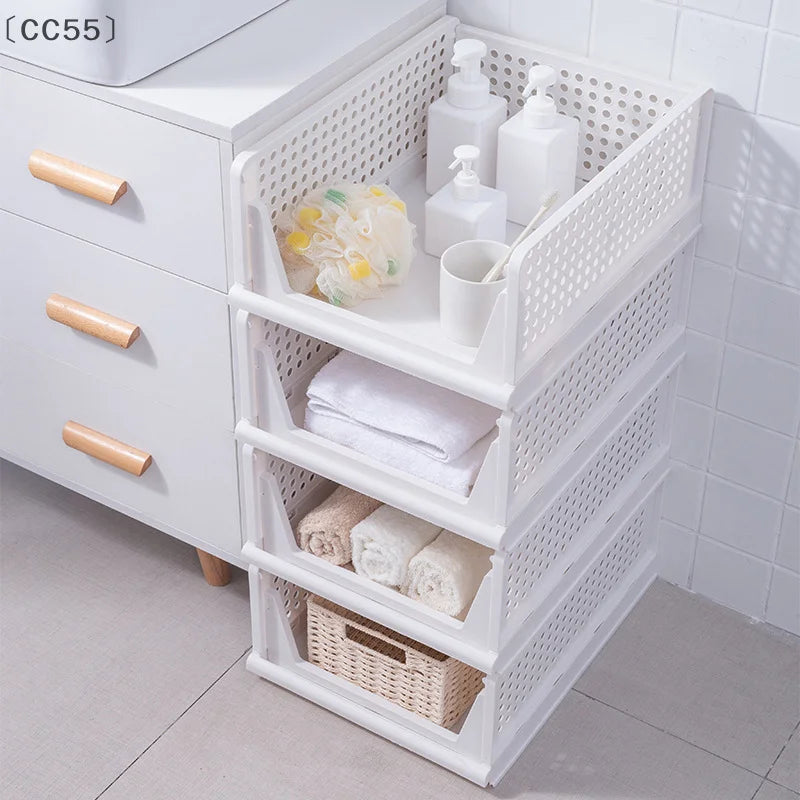 Clothes Storage Drawer High-capacity Foldable Plastic
