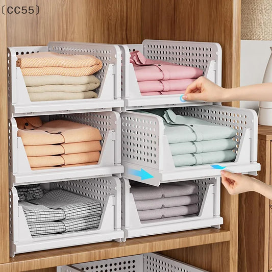 Clothes Storage Drawer High-capacity Foldable Plastic