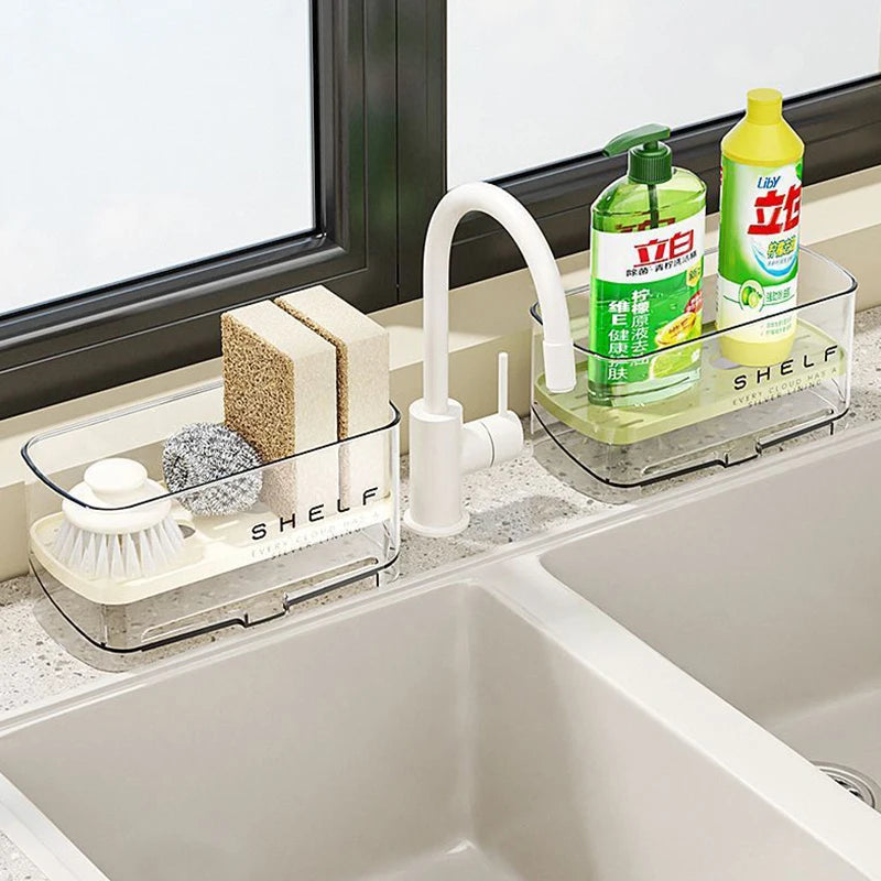 Kitchen Organizer Sink Cleaning Tools Storage Rack