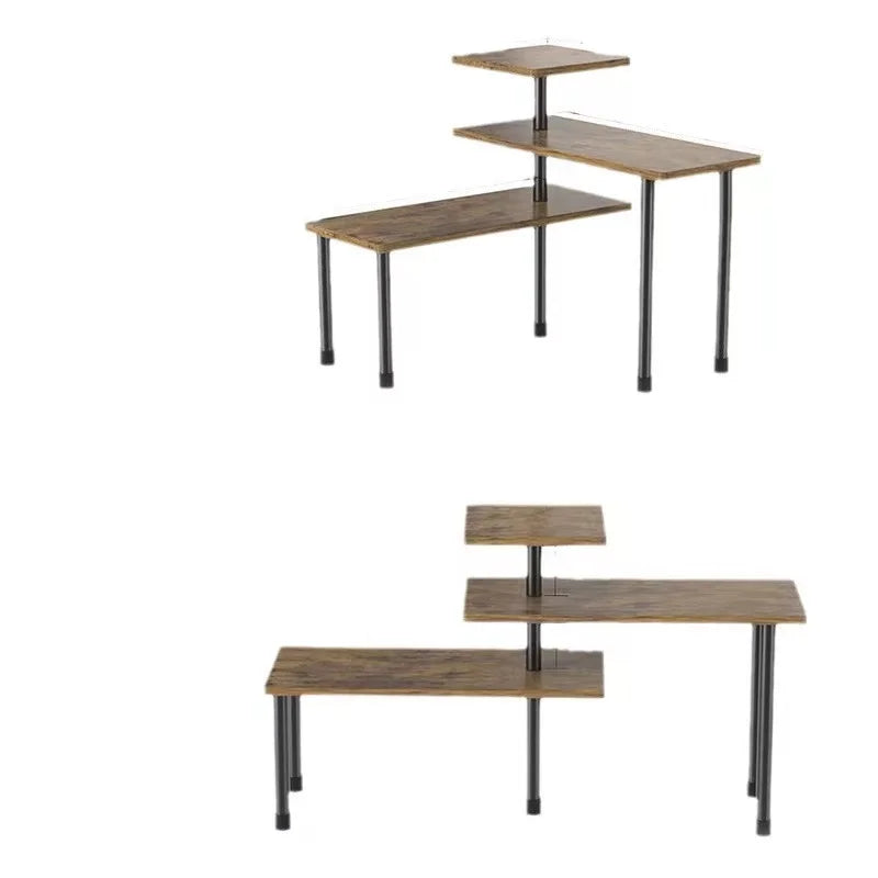 Countertop Organizer Organization 3 Tier Moveable Corner Shelf for Kitchen and bathroom