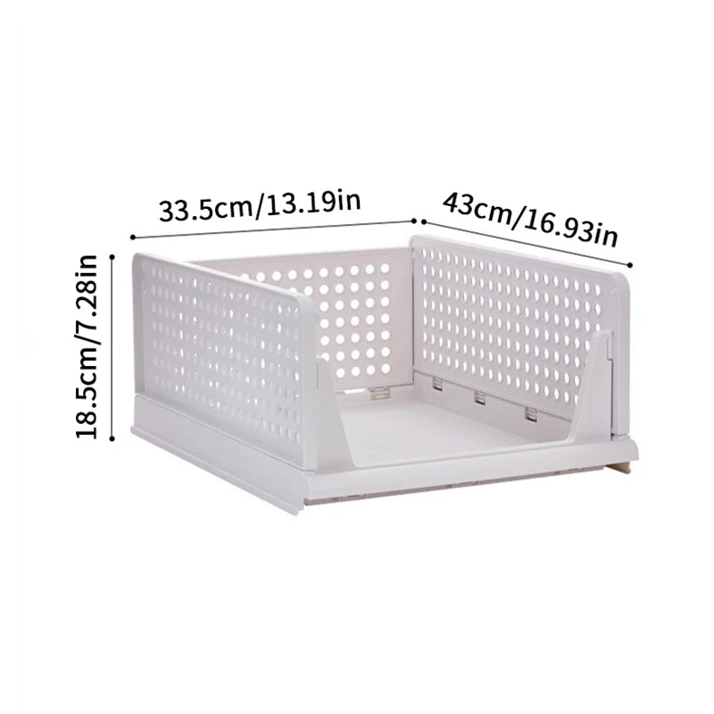 Clothes Storage Drawer High-capacity Foldable Plastic