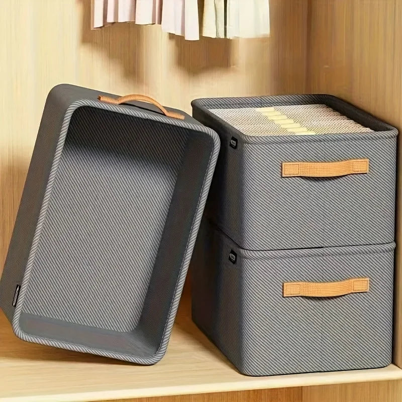 4pcs Clothes Organizer Trousers Clothes Storage Box