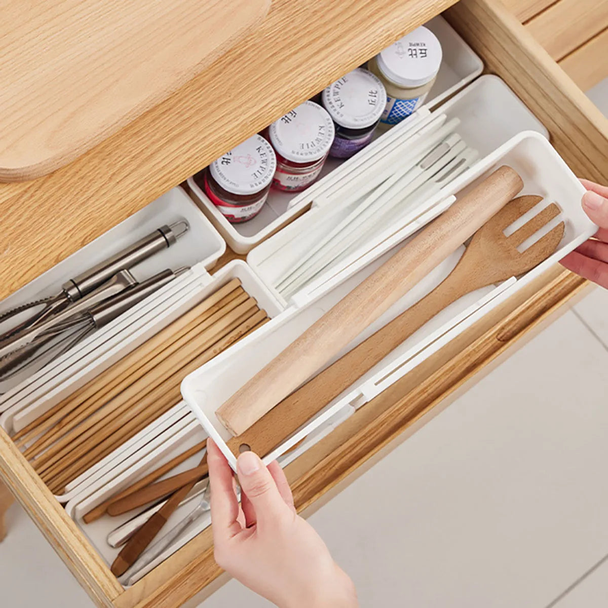 Organizer Expandable  / Utensil Tray For Kitchen or clothes