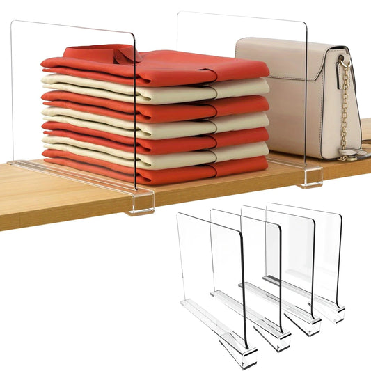 Closet Wardrobe Shelf Dividers Space-saving