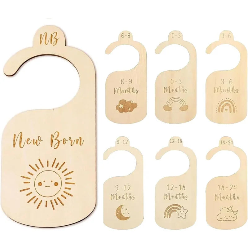 7PCS/SET Baby Closet Dividers // Baby Clothes Organizer
