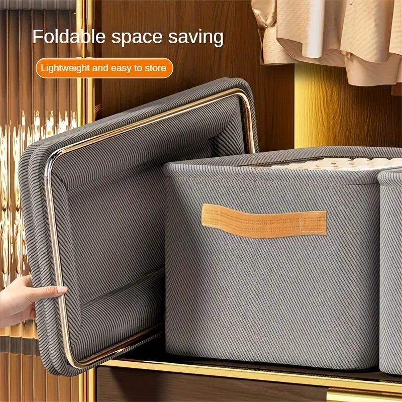 4pcs Clothes Organizer Trousers Clothes Storage Box