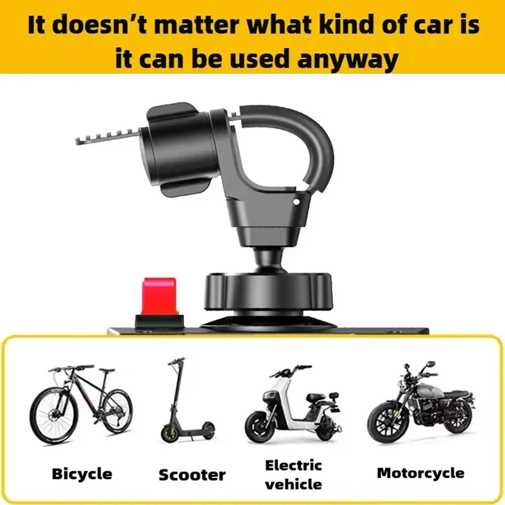 Motorcycle, mountain bike, road bike, stable and adjustable 360° rotatable universal mobile phone stand