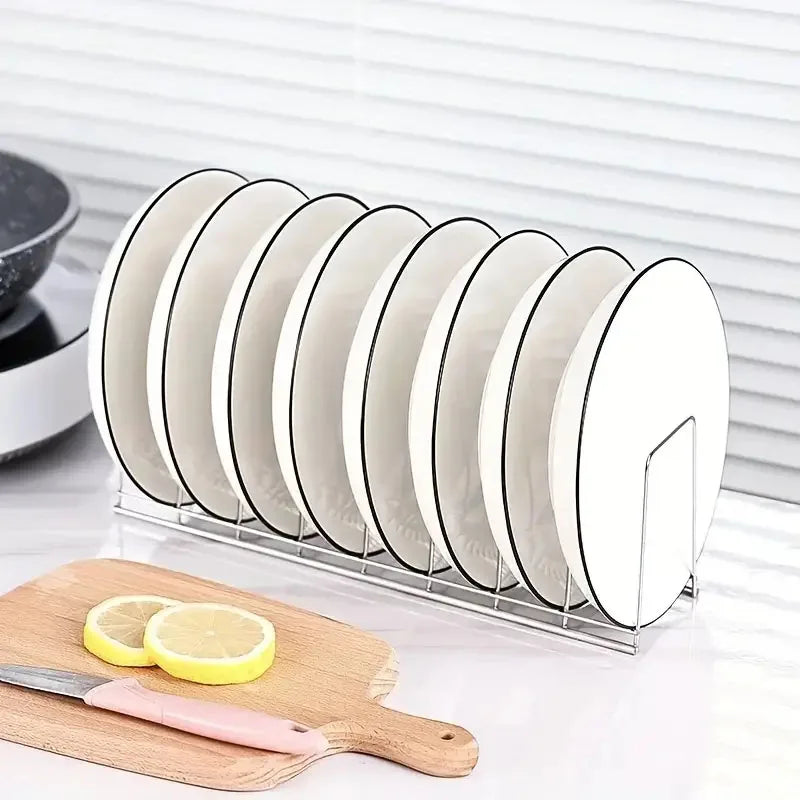 Kitchen Bowl Dish Organizer Stainless Steel