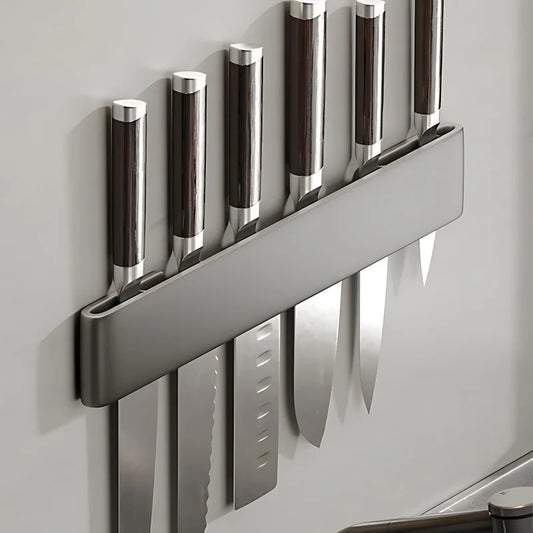 Kitchen Knife Organizer Wall // Mounted Multifunctional Kitchen Knife Storage Rack