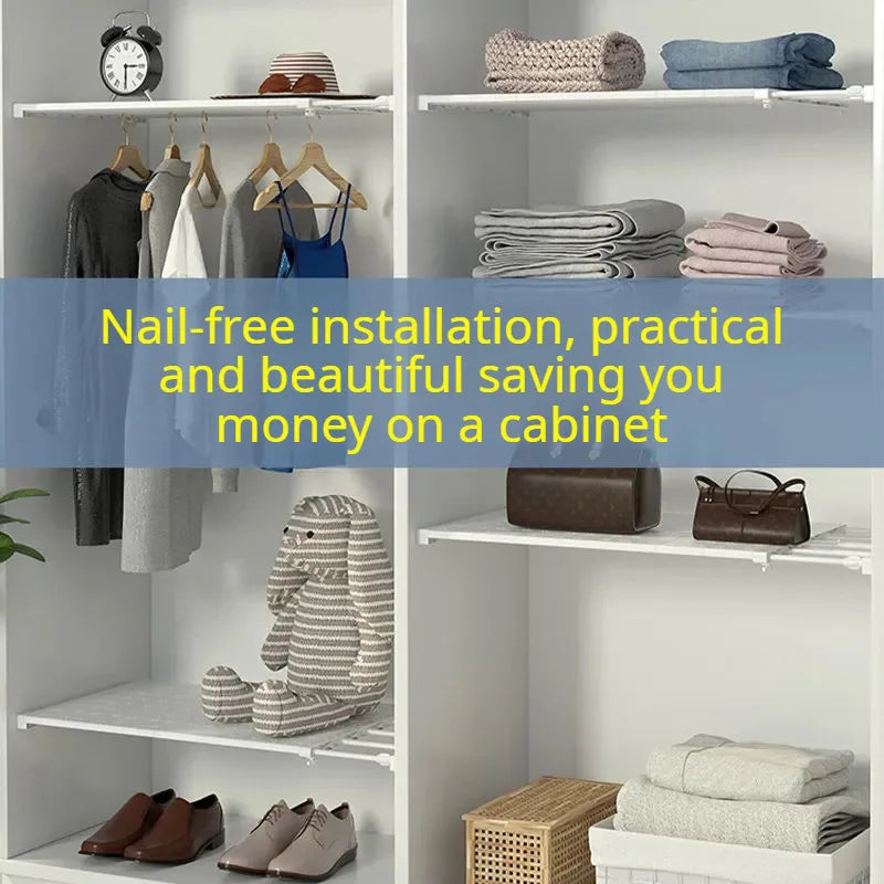 Adjustable Closet Organizer Extendable