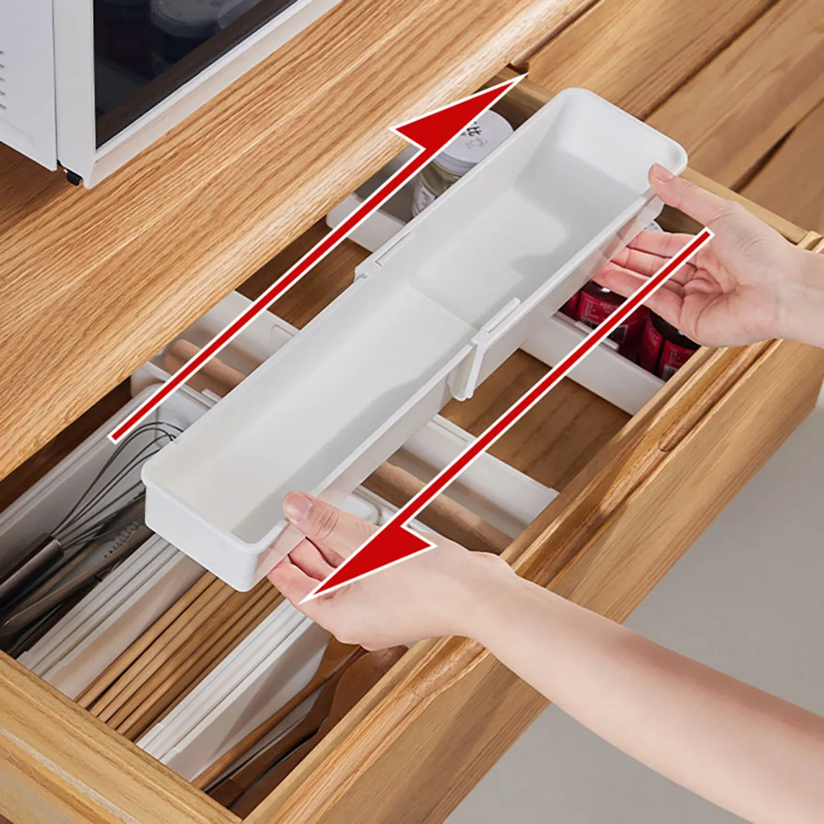 Organizer Expandable  / Utensil Tray For Kitchen or clothes