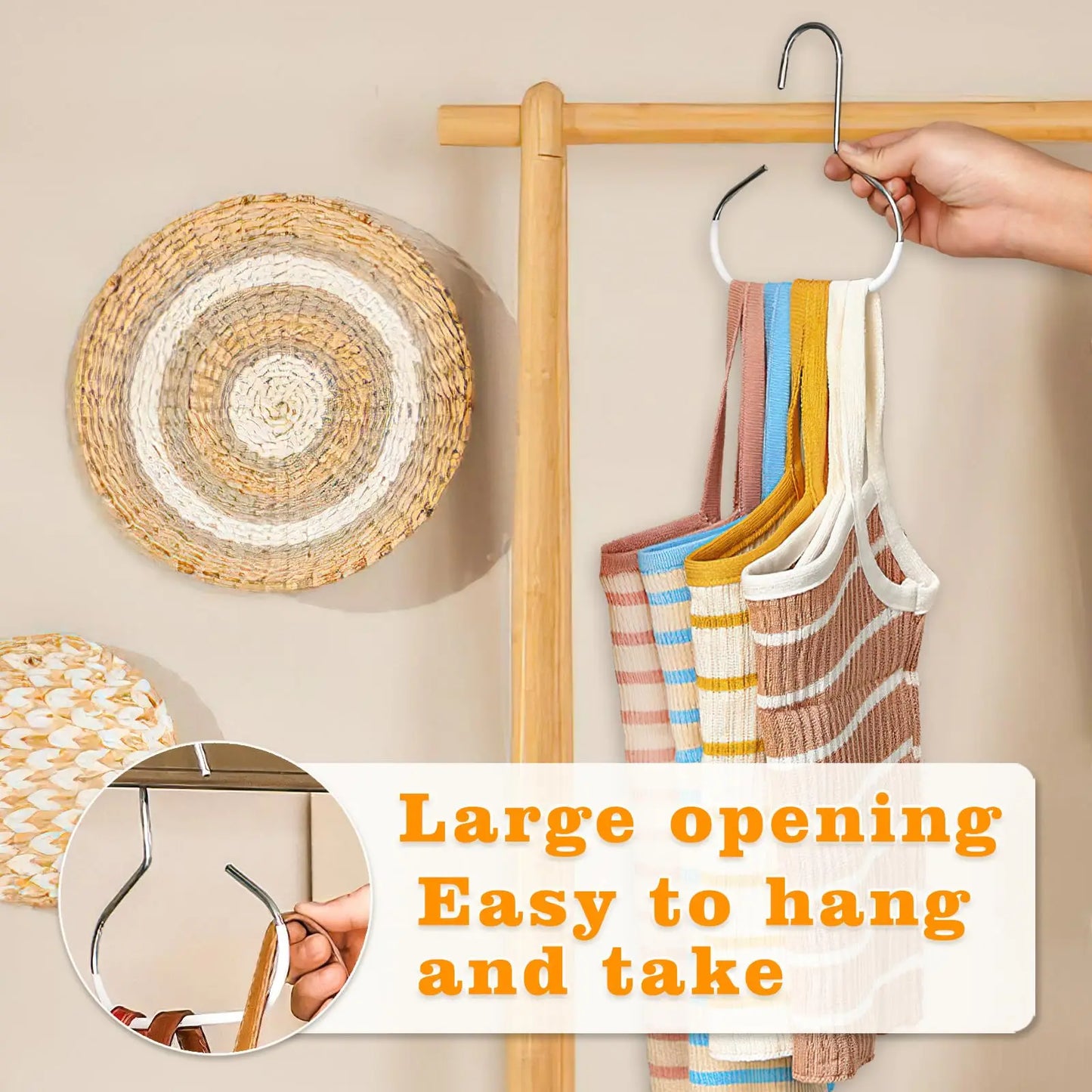 5pcs Hat Storage Hooks Metal