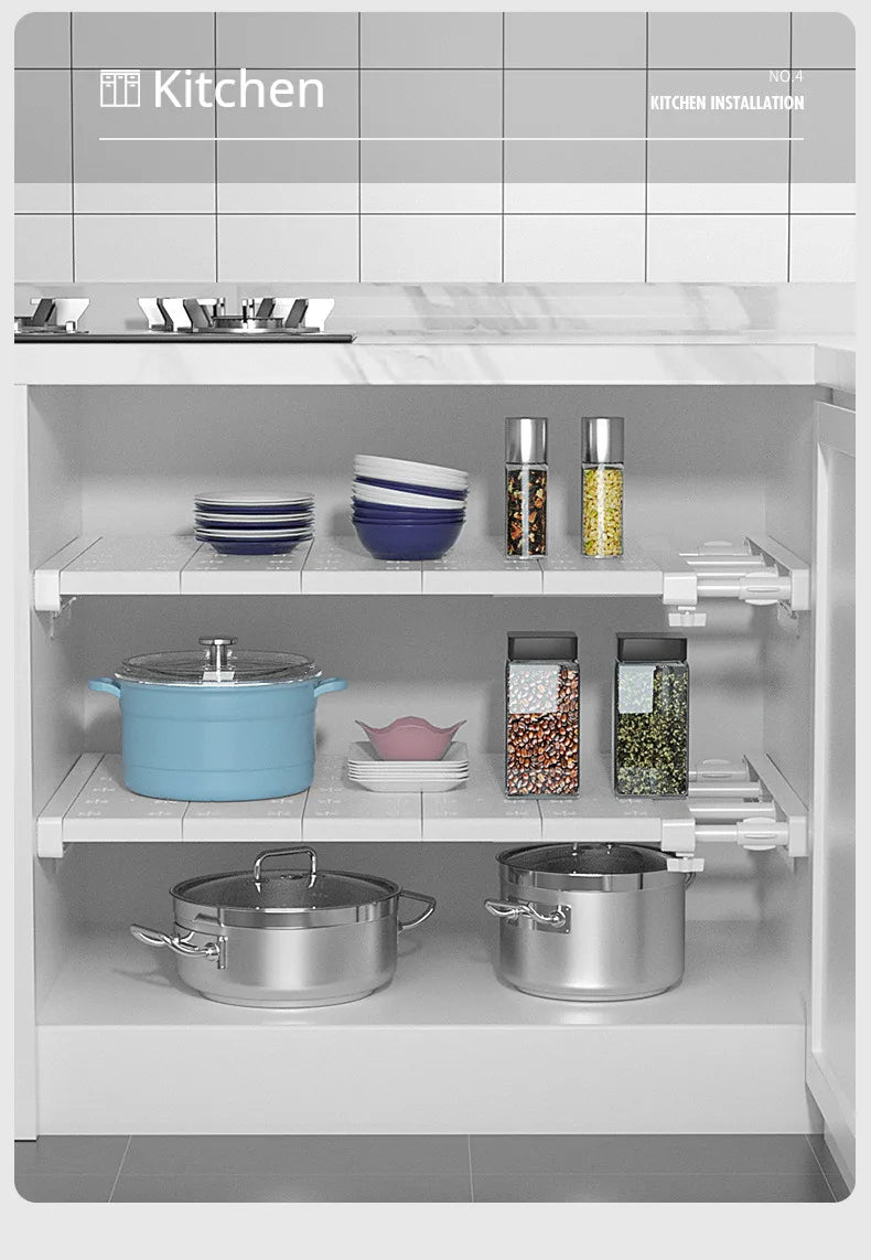 Adjustable Closet Organizer Extendable