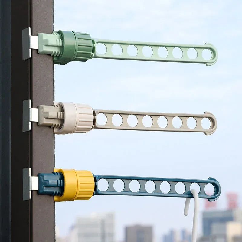 Space Saving Closet Organizer // Window Frame Multifunction Clothes Hanger