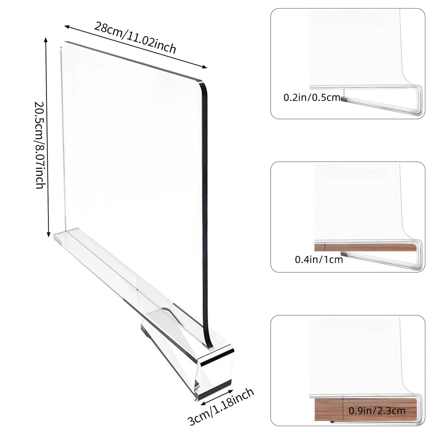 Closet Wardrobe Shelf Dividers Space-saving